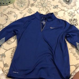 Royal blue and grey Nike sweatshirt